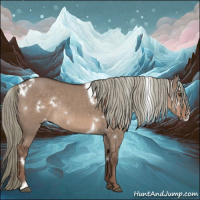 Horse Color:White Spotted Liver Red Dun Mushroom Sabino Rabicano 