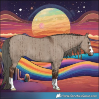 Horse Color:Liver Red Dun Mushroom Brindle 