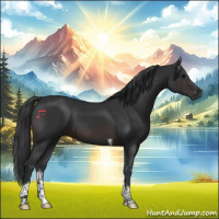 Horse Color:Brown Tobiano 