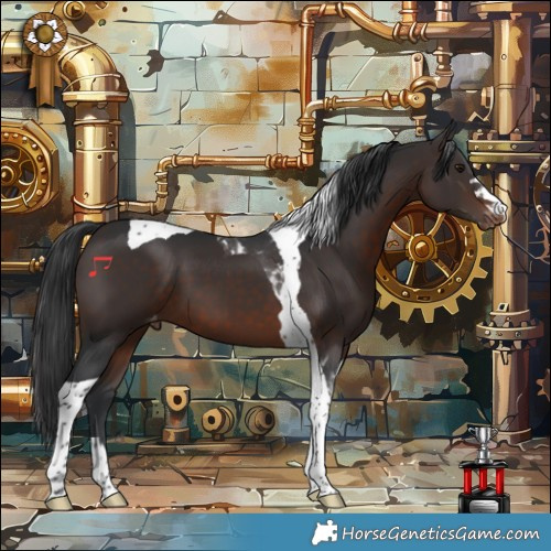 Horse Color:Brown Tobiano Appaloosa 