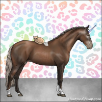 Horse Color:Gray Silver Black Pearl Tobiano