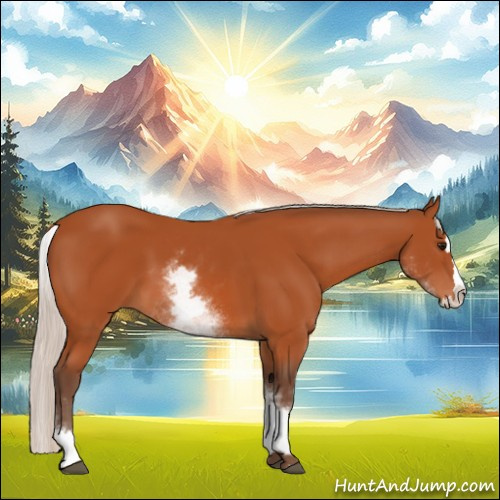 Horse Color:White Spotted Silver Bay Splash