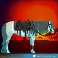 Horse Color:Thunderstruck Amber Champagne Dun 