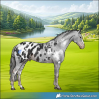 Horse Color:White Spotted Liver Chestnut Appaloosa 