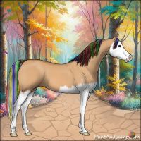 Horse Color:Painted Bay Dun Splash