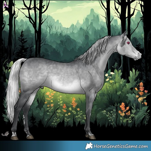 Horse Color:Silver Brown Chinchilla 