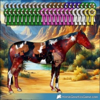 Horse Color:Silver Bay Tobiano and ERROR: UNKNOWN ANOMALY