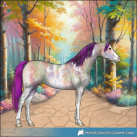 Horse Color:Painted Nacre Bay Dun Sabino 