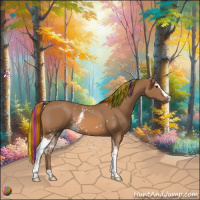 Horse Color:Painted White Spotted Chestnut 