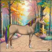 Horse Color:Painted Red Dun Sabino 