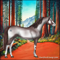 Horse Color:Chocolate Blue Onyx Chinchilla 