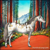 Horse Color:Gray White Spotted Silver Brown Onyx Appaloosa 