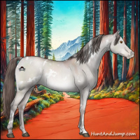 Horse Color:Platinum White Spotted Brown Pearl Dun 