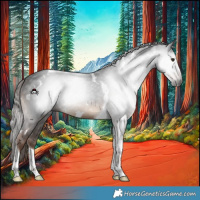 Horse Color:Gray White Spotted Liver Chestnut Tobiano 