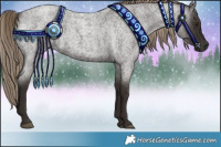 Horse Color:Liver Red Roan Rabicano