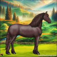 Horse Color:Chocolate Black