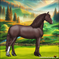 Horse Color:Chocolate Black