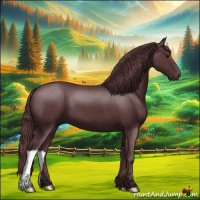 Horse Color:Chocolate Black