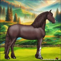 Horse Color:Chocolate Black
