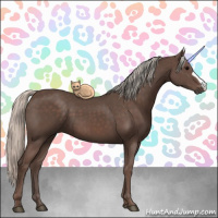 Horse Color:Silver Black 
