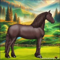 Horse Color:Chocolate Black