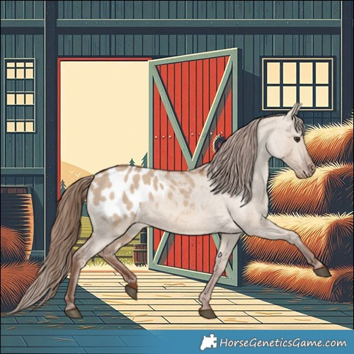 Horse Color:Red Dun Appaloosa 