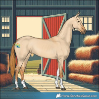 Horse Color:Red Dun Tobiano 