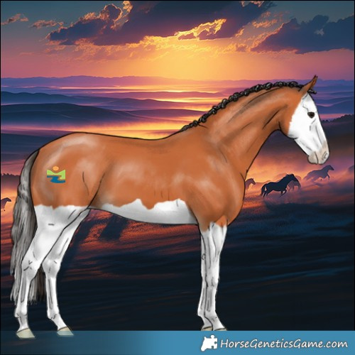 Horse Color:Bay Splash 