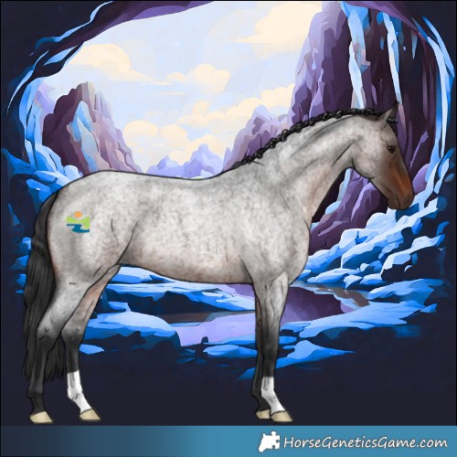 Horse Color:Brown Roan 