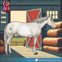Horse Color:Silver Smoky Grullo Roan Pearl 