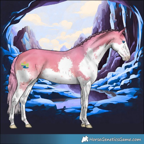 Horse Color:Watercolor Buckskin Splash 