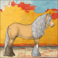 Horse Color:Silver Buckskin 