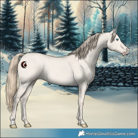 Horse Color:Smoky Creme Dun