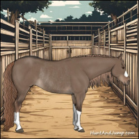 Horse Color:Liver Red Dun Rabicano 