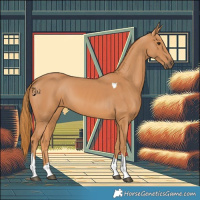Horse Color:Chestnut Tobiano 