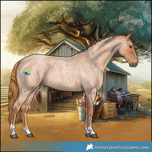 Horse Color:Red Roan 