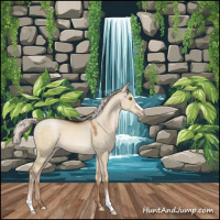 Horse Color:Silver Brown Pearl Dun Sabino 