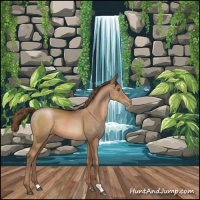 Horse Color:Brown Pearl 