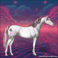 Horse Color:Painted Nacre White Spotted Silver Blue Onyx Pearl Tobiano Rabicano 