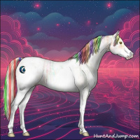 Horse Color:Painted White Spotted Silver Buckskin Ice Dun Tobiano 