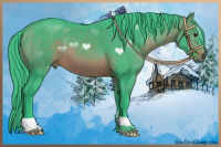 Horse Color:Watercolor Brown 