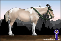 Horse Color:Liver Red Dun Pearl Mushroom Tobiano
