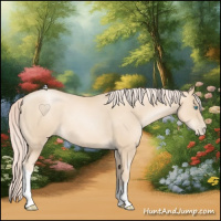 Horse Color:Gold Cream Champagne Pearl 
