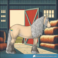 Horse Color:Silver Buckskin 