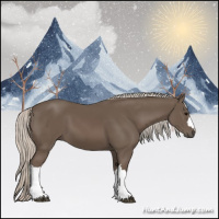 Horse Color:Silver Black 