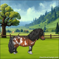 Horse Color:White Spotted Bay 
