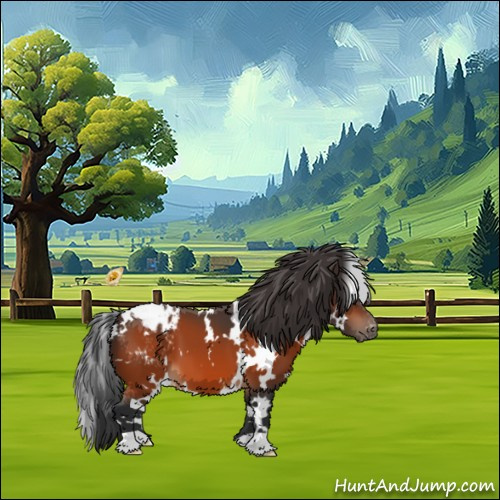 Horse Color:White Spotted Bay Appaloosa 