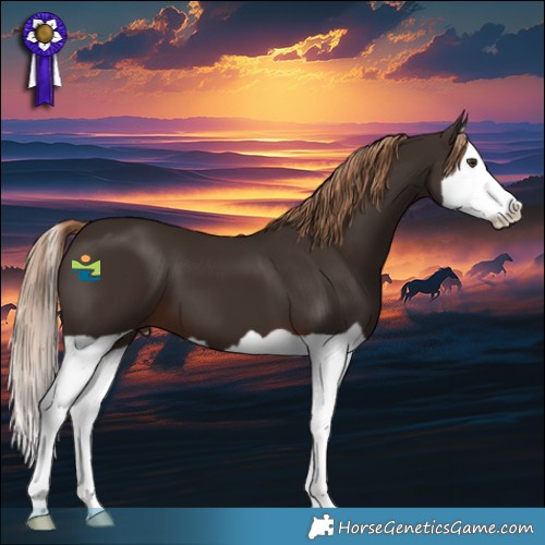 Horse Color:Liver Chestnut Splash 