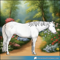 Horse Color:Gray Perlino Splash  and Gray Perlino Splash 