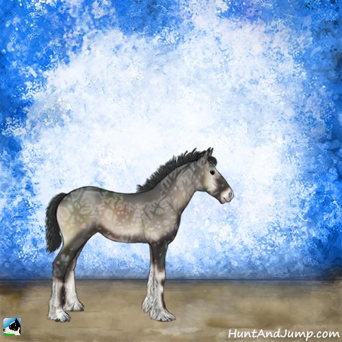Horse Color:Blue Onyx Ice 